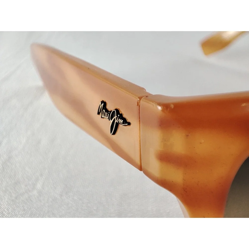 Maui Jim Kahoma MJ-285-21T Honey Amber Tortoise Polarized Sunglasses Case